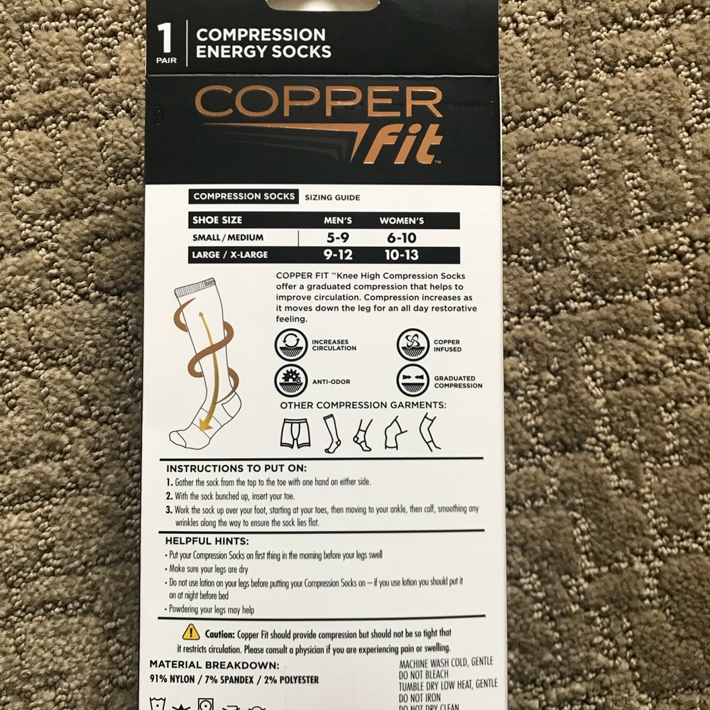 Copperfit socks - Picture 4 of 4
